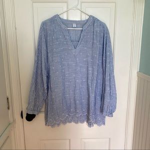 💲SOLD💲Old Navy Stripe Blouse | XL